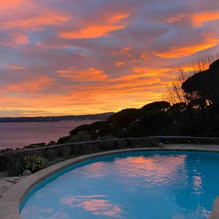 Vue Exceptionnelle Golfe De Saint -tropez Piscine 6ch 6 Sdb 12 Personnes Vila Sainte-Maxime
