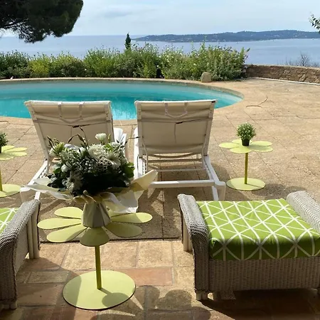 Villa Provencale 6Ch 6Sdb 10 Pers Vue Exceptionnelle Golfe De Saint -Tropez Au Calme Villa Sainte-Maxime